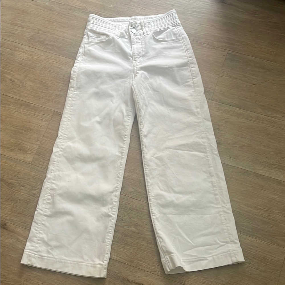 Frame Denim Women's Flare White Jeans